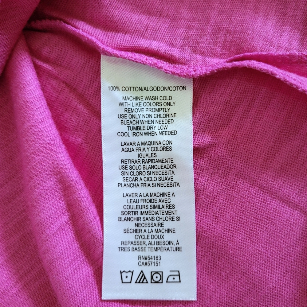 Calvin Klein Jeans👖Pink💕 Boxy Tee - NWT - Picture 8 of 12